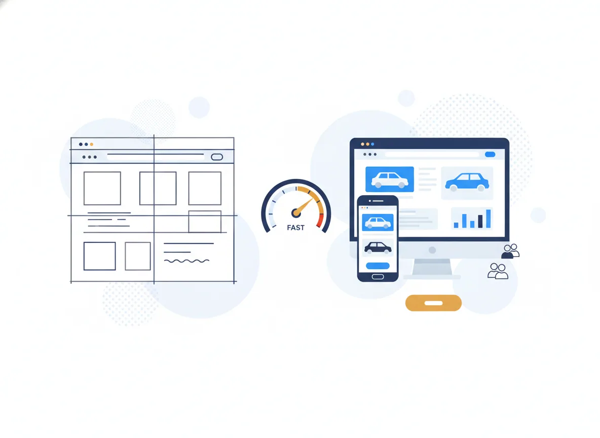 8 Core Web Design Features That Turn Automotive Site Visitors Into Clients