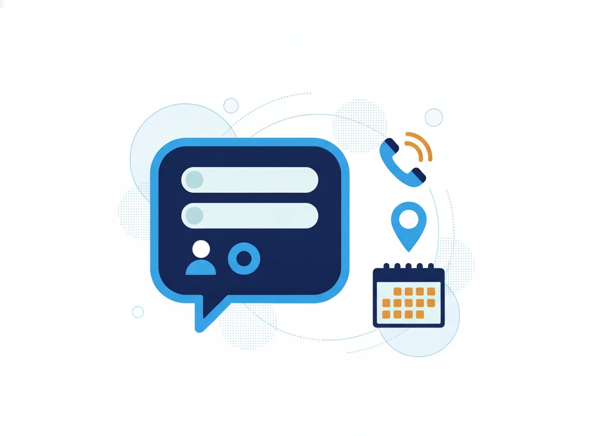 A message, a phone and a map pin — starting a conversation with ITZ Digital