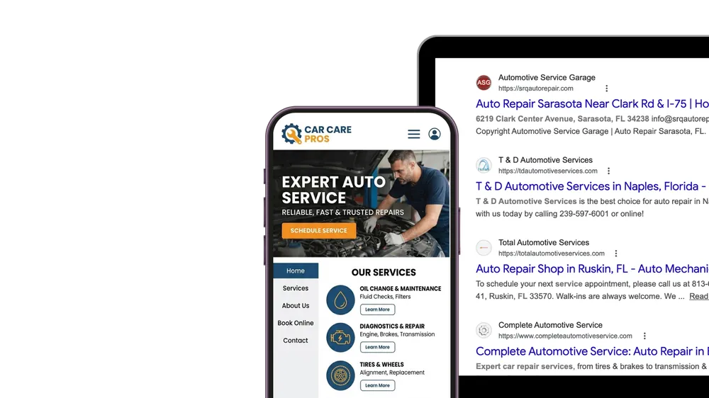 Search Engine Optimization dashboard